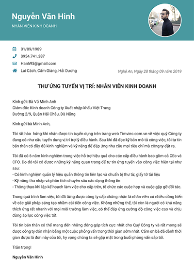 CV mẫu 4