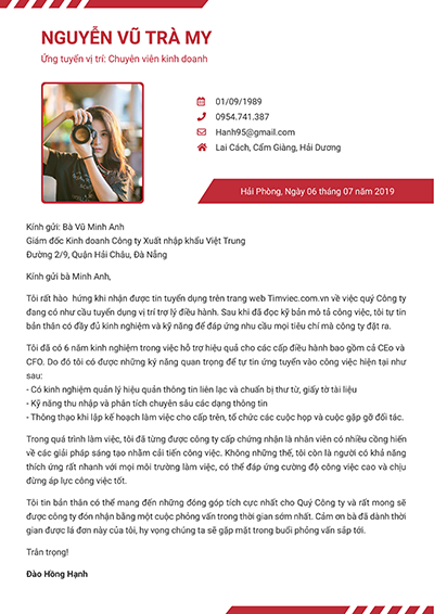 CV mẫu 8