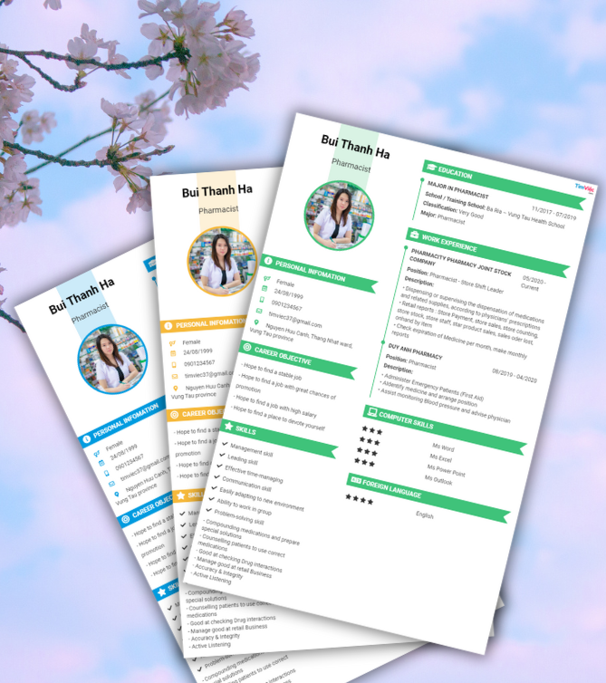 Mẫu CV tiếng Anh - Mẫu CV ngành Y - CV.timviec.com.vn