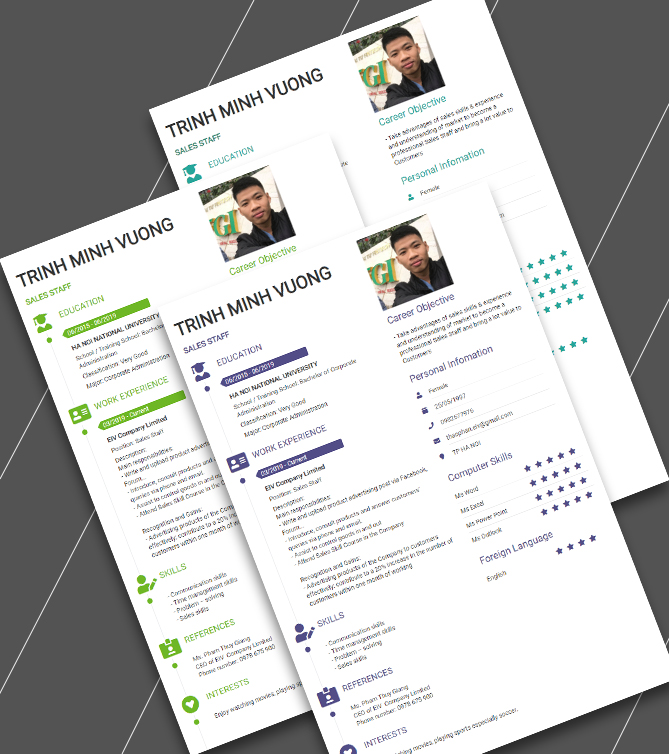 Mẫu CV tiếng Anh - Mẫu CV xin việc chuyên nghiệp - CV.timviec.com.vn