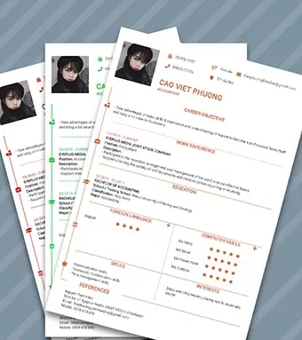 Mẫu CV xin việc hiện đại