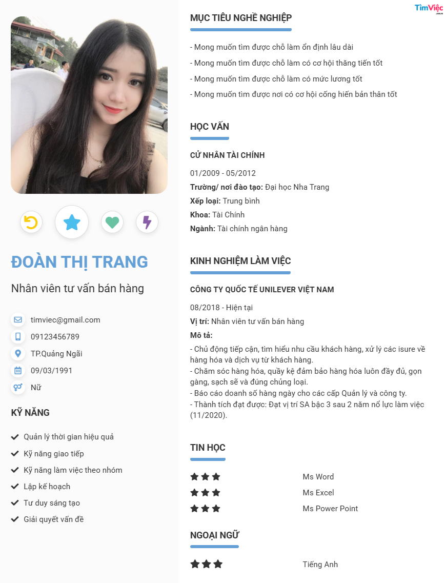 Nhân viên tư vấn