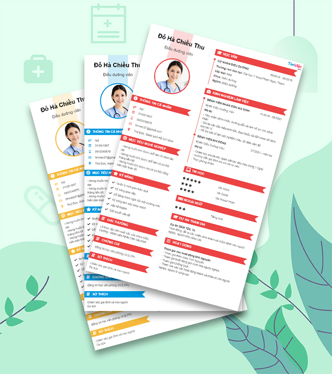Mẫu CV ngành Y