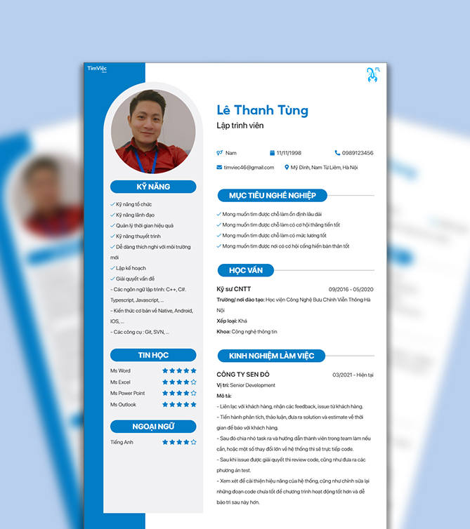 Mẫu CV cung Bọ Cạp