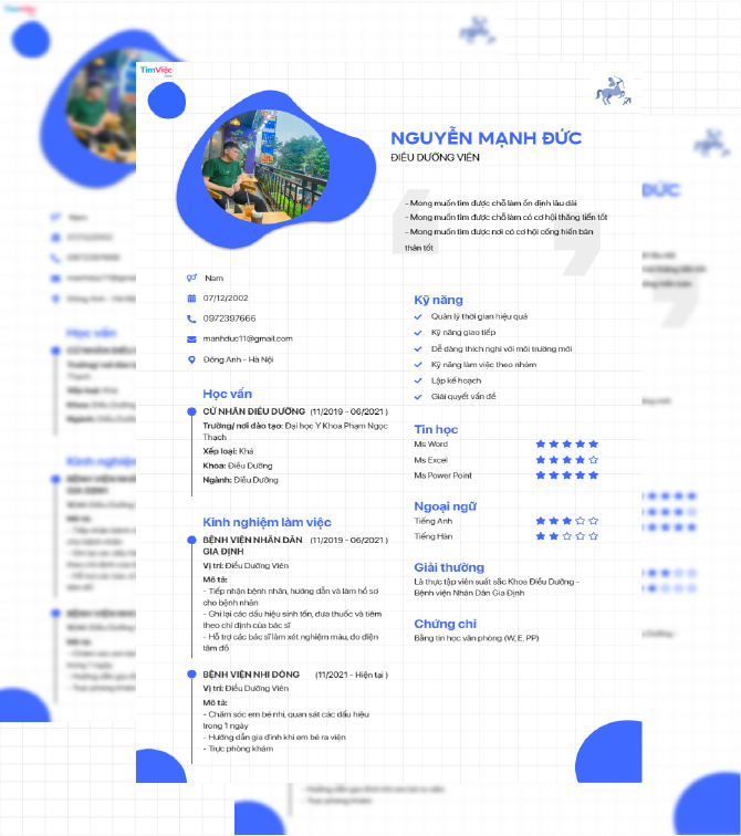 Mẫu CV cung Nhân Mã