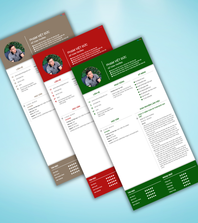 Mẫu CV Kế Toán Trưởng
